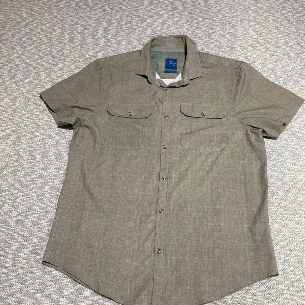 Essex Crossing X Gray button-up shirt men S. SKU-B463